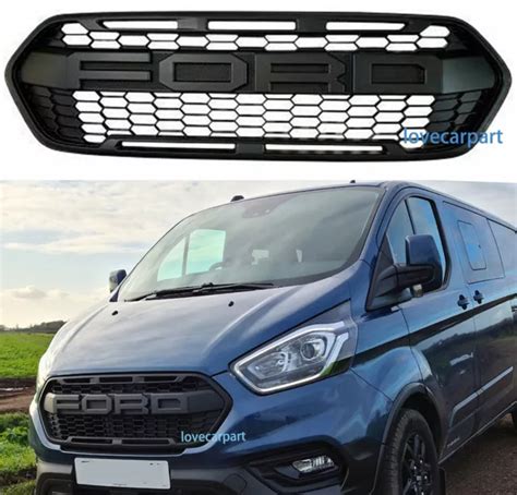 For Ford Transit Custom Grill Raptor Style Trail Mesh Grille