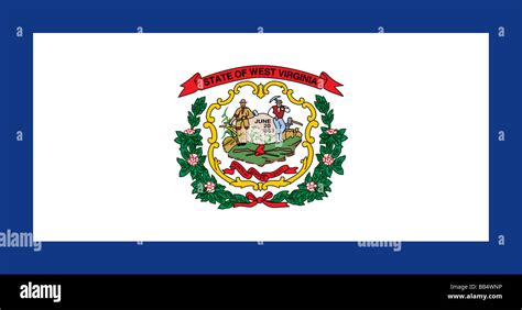 West Virginia State Flag Stock Photo Alamy