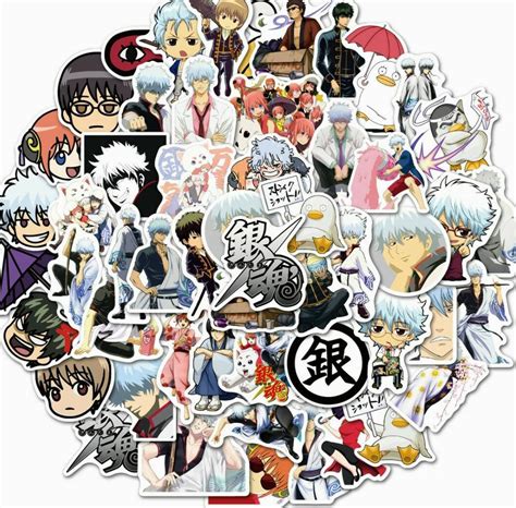 Gintama Stickers Anime Manga Stickers Laptop Stickers Etsy