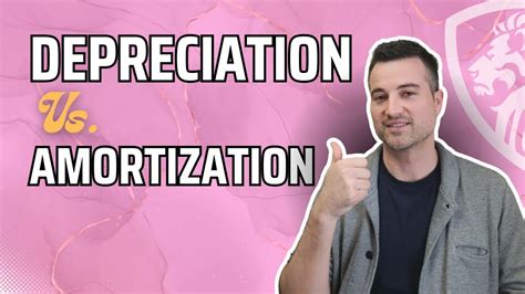 The Difference Between Depreciation And Amortization Youtube