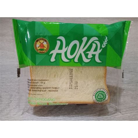 Jual Aoka Roti Panggang Gram Rasa Cokelat Keju Blueberry Nanas