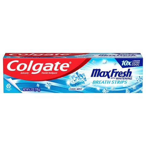 Colgate Max Fresh Whitening Anticavity Fluoride Toothpaste with Breath ...