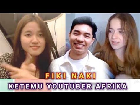 REACTION Fiki Naki Ketemu Gadis Bule Beautiful Ternyata Youtuber Asal