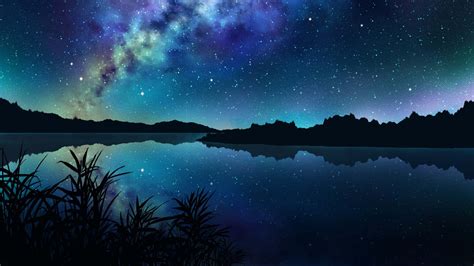 Download River Aurora Night Sky Nature Photography Wallpaper ...