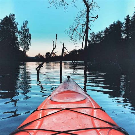 Kayaking At Night