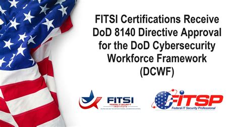 Fitsi S Certifications Receive Dod Approval For The Dod