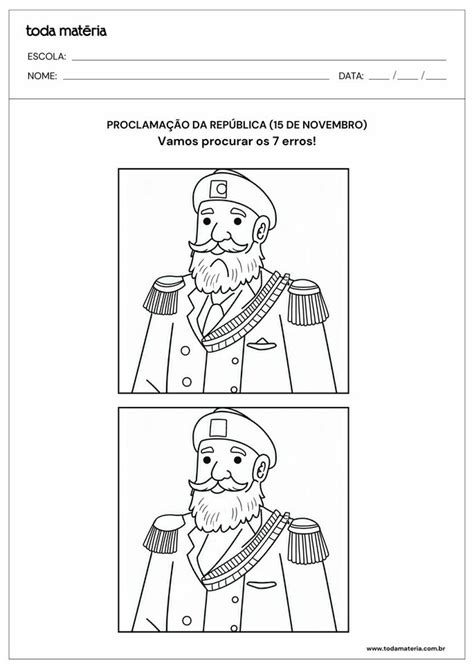 Atividade Sobre Proclamação Da República Educação Infantil - Atividades sobre a Proclamação da República (educação infantil) - Toda ...