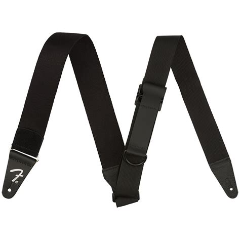 Fender Right Height Strap Black Rayon Guitar Strap