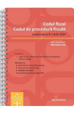 Codul Fiscal Si Codul De Procedura Fiscala Act Martie