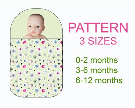 Baby Sleep Sack Sewing Pattern Pdf Newborn Sleeping Bag Etsy