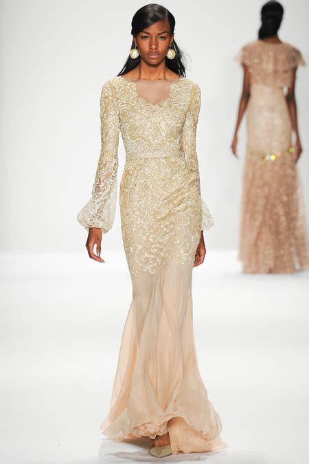 RUNWAY Badgley Mischka Fall 2014 RTW Collection