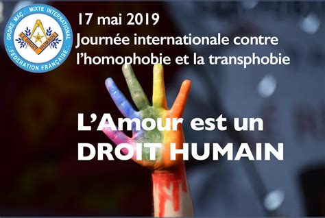 Journ E Internationale Contre Lhomophobie Et La Transphobie Georges