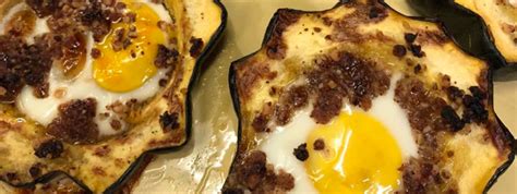 Egg Acorn Squash Sparkle Markets Recipe Archive