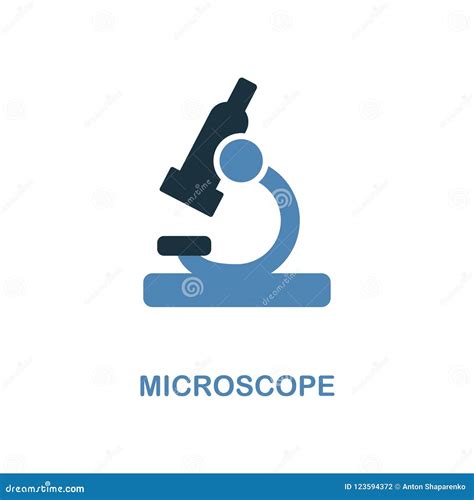 Microscope Icon Simple Element Illustration Microscope Pixel Perfect