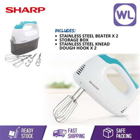 Wahlee Online Store SHARP HAND MIXER EMH55WH