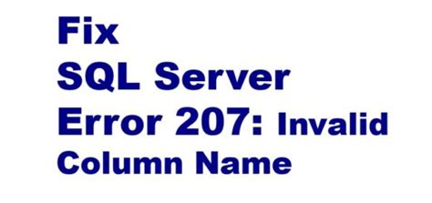 How To Fix Sql Error 1064 You Have An Error In Your Sql Syntax