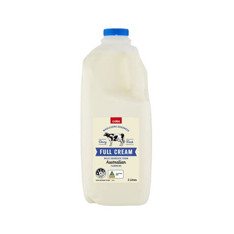 Coles Full Cream Milk 2l Is Halal Suitable Halal Check