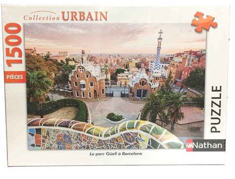 Puzzle Park Güell in Barcelona Nathan 87789 1500 pieces Jigsaw Puzzles