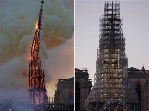 New Notre Dame Spire Takes Shape On Paris Skyline Gma News Online