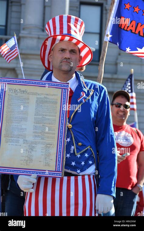 Trump Rally Supporters Stock Photo - Alamy