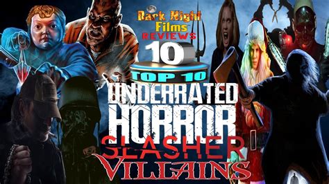 Ranking The Top 10 Underrated Slasher Villains Youtube