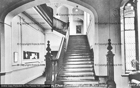 Photo of East Horsley, Horsley Towers, The Main Staircase c.1955