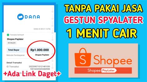 Cara Mencairkan Limit Shopee Paylater Ke Rekening Dan Saldo DANA