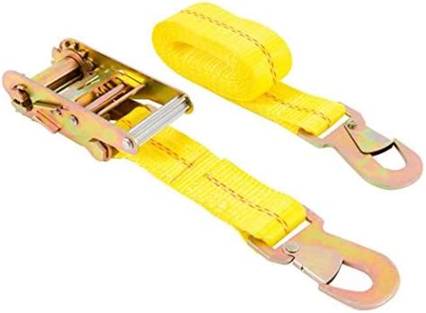 Amazon Us Cargo Control Ratchet Straps With Snap Hooks Inch X