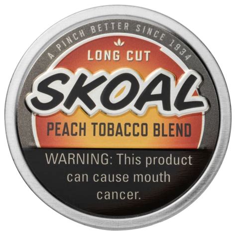 Order Skoal Peach 1 2oz Long Cut Northerner Us