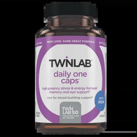 Twinlab Daily One™ Caps With Iron Daily Multivitamin Caps