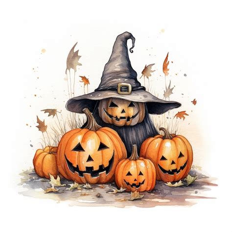 Premium AI Image | Mysterious Halloween pumpkin carriage