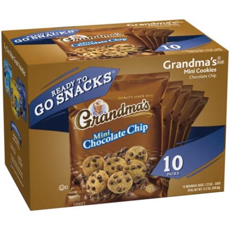 Grandma S Mini Chocolate Chip Cookies 10 Ct 12 2 Oz Frys Food Stores