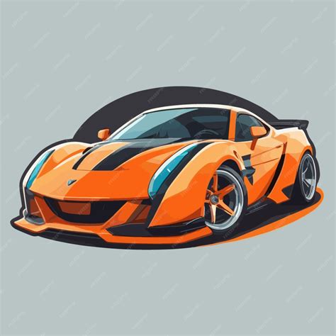 Premium Vector Sports Car Cartoon Vector