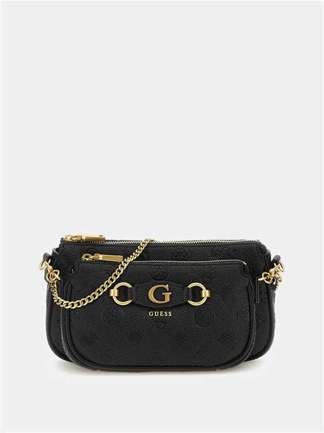 Guess Izzy G Peony Logo Mini Crossbody Bag