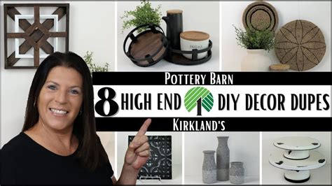 High End Dollar Tree Diy Decor Dupes Pottery Barn And Kirklands Diy