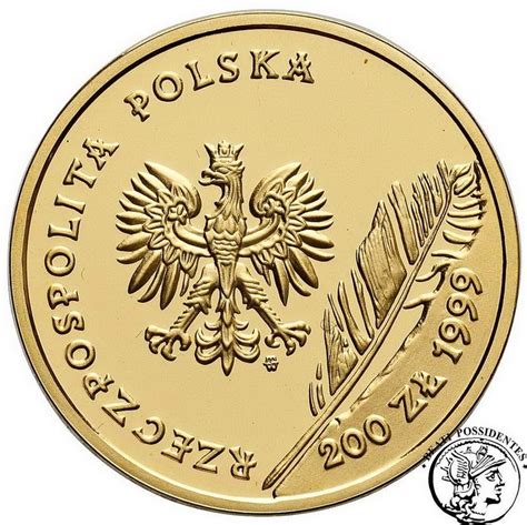 Polska III RP 200 złotych 1999 Fryderyk Chopin Rocznica Śmierci st L