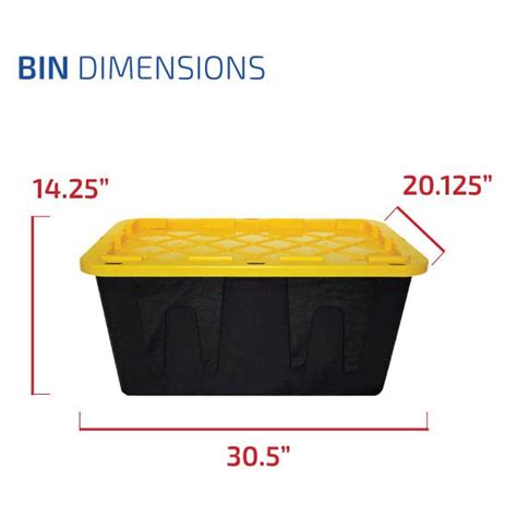 Saferracks Lockable Storage Bin 27 Gallon Set Of 5 Saferacks