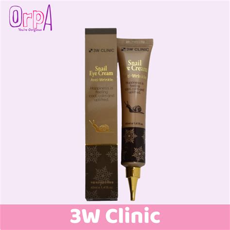 3W Clinic Snail Eye Cream 40ml - Orpa