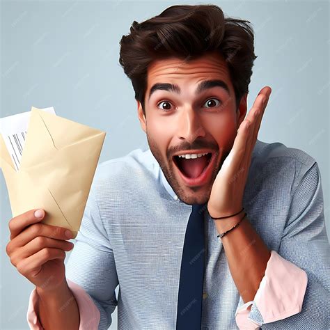 Premium AI Image | Man Expressing Surprise and Shock at Unexpected News