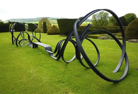 Swirling Bench Sculptures (12 pics) | 벤치, 조경, 현대 조각