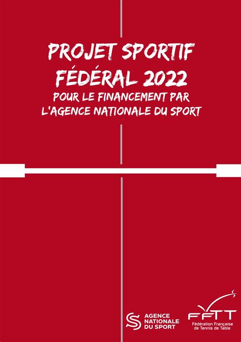 Calaméo Dépliant Projet Sportif Fédéral 2022