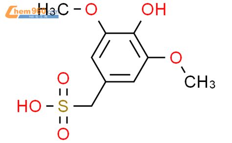 10536 34 2 Benzenemethanesulfonic acid 4 hydroxy 3 5 dimethoxy CAS号