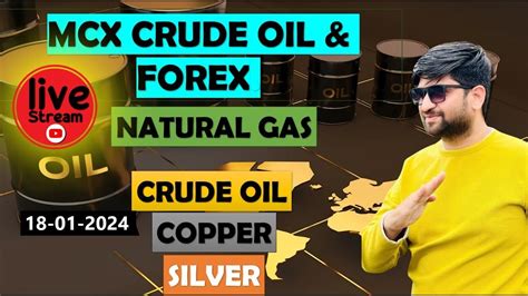 🔴 19 Jan Live Trading Crude Oil Naturalgas Gold Silver Mcx