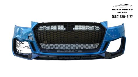 2019 2020 AUDI TT RS QUATTRO FRONT BUMPER COVER W GRILL ABSORBER