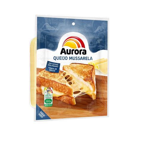 Queijo Mussarela Aurora Fat X Grs Jumbo Alimentos