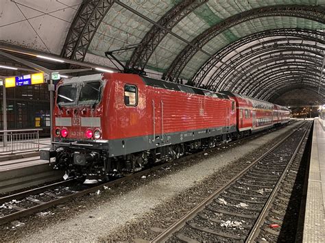 DB AG 143 267 Als RE 15 Nach Hoyerswerda Am 08 02 2021 In Flickr