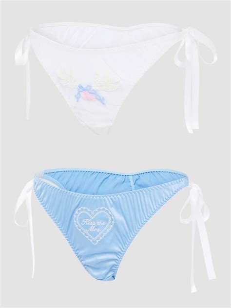 Flirty Wordy Bridal 2 Piece Bikini Set Savage