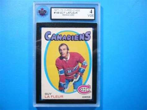 O Pee Chee Nhl Hockey Card Guy Lafleur Rookie Rc Ksa Vg