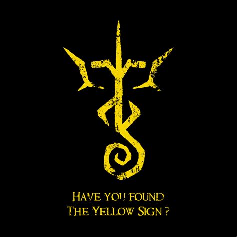 Yellow sign - King in Yellow Hastur symbol Men's T-Shirt | Zach ...