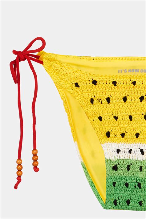 Kadın Its Now Cool Desenli Boyundan Askılı Bikini